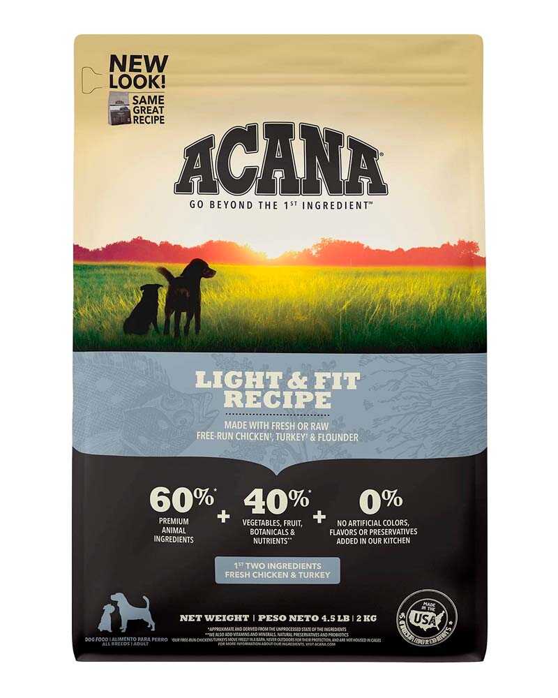 Acana Light y Fit Formula 2 Kg