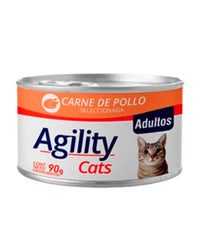 Thumbnail for Agility Lata Gato Adulto Con Pollo 90 Gr 36 Un