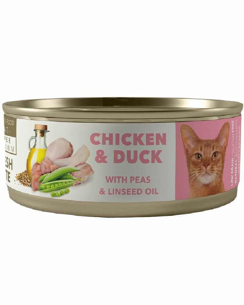 Amity Chicken And Duck Adult Cat Wet Food 80 Gr