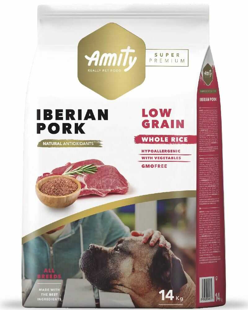 Amity Sp Low Grain Iberian Pork Adult 14 Kg