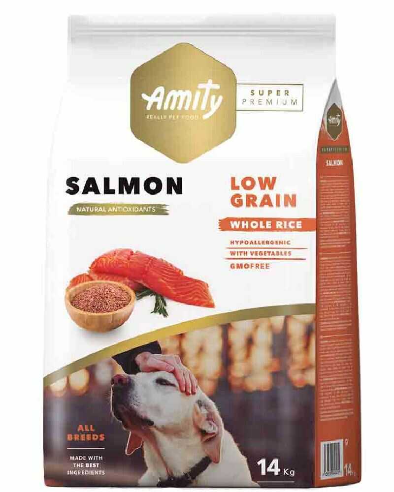 Amity Sp Low Grain Salmon Adult 14 Kg