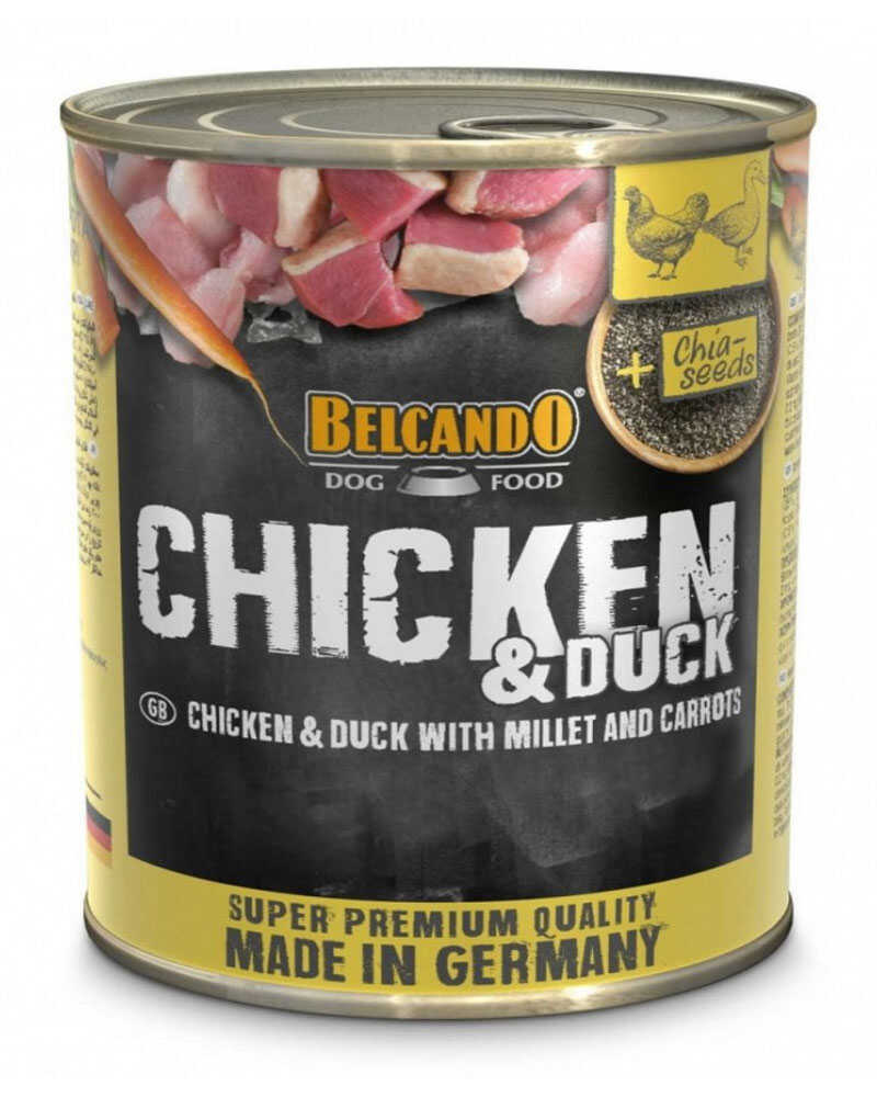 Belcando Latas Pollo Con Pato Mijo y Zanahorias 0.8 Kg