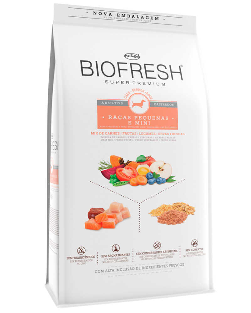 Biofresh Super Premium Castrado Raza Pequeña y Mini 3 Kg