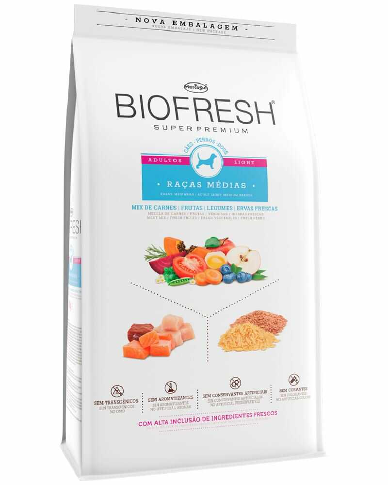 Biofresh Super Premium Light Raza Mediana 3 Kg