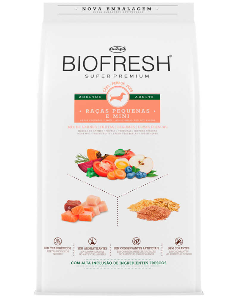 Biofresh Super Premium Perros Adultos Raza Pequeña y Mini 3 Kg