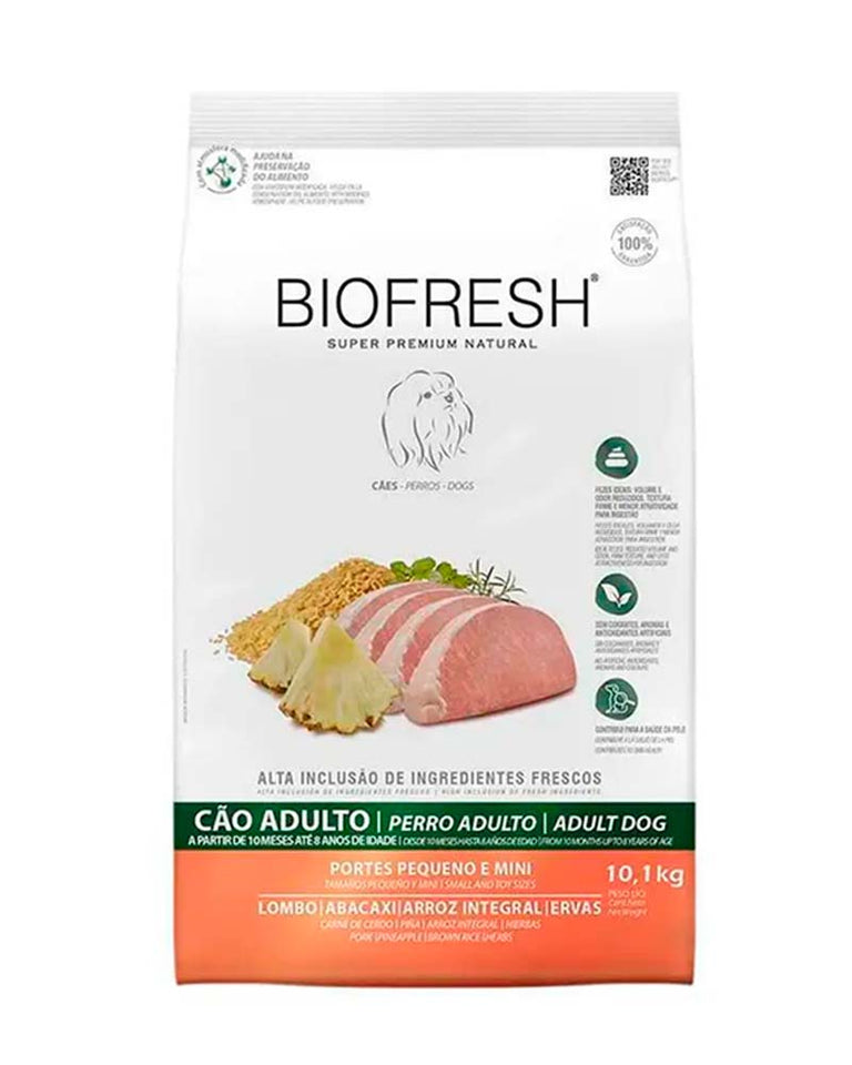 Biofresh Perro Adulto Razas Pequeñas y Mini Cerdo Piña
