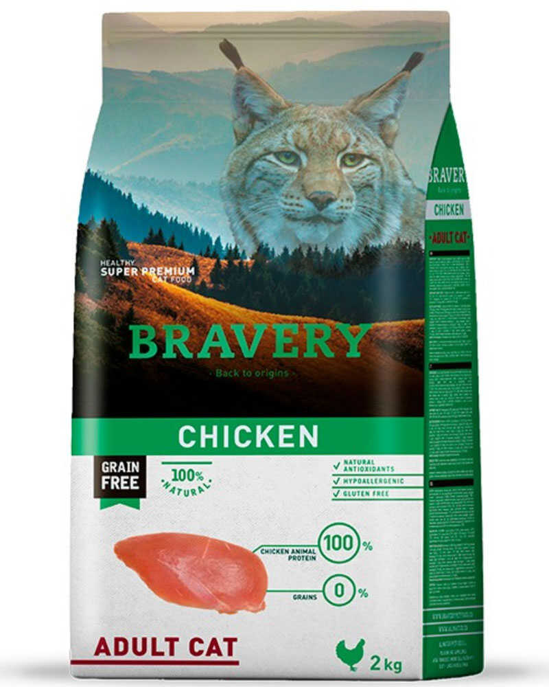 Bravery Chicken Adult Cat 2 Kg