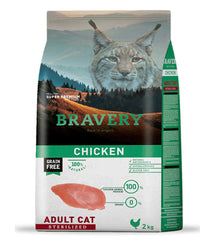 Thumbnail for Bravery Chicken Adult Cat Sterilized 2 Kg