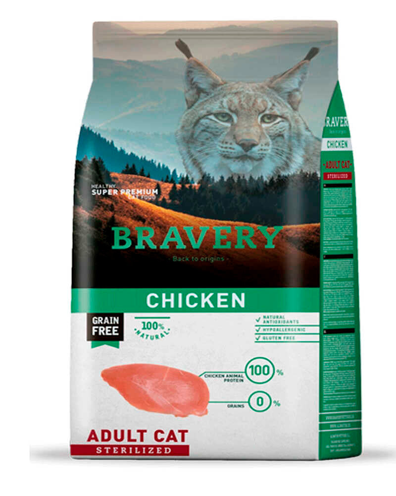 Bravery Chicken Adult Cat Sterilized 7 Kg