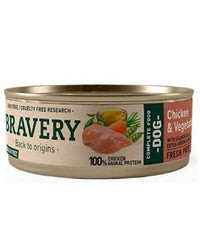 Thumbnail for Bravery Chicken And Vegetables Adult Dog Wet Food 80 Gr