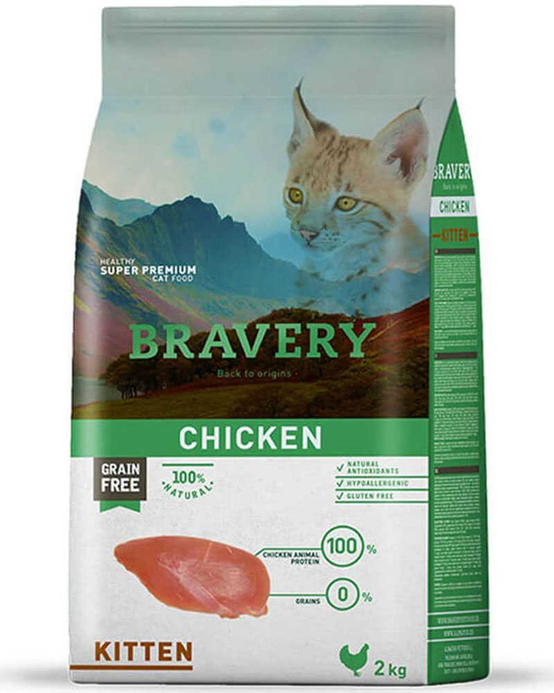 Bravery Chicken Kitten 2 Kg