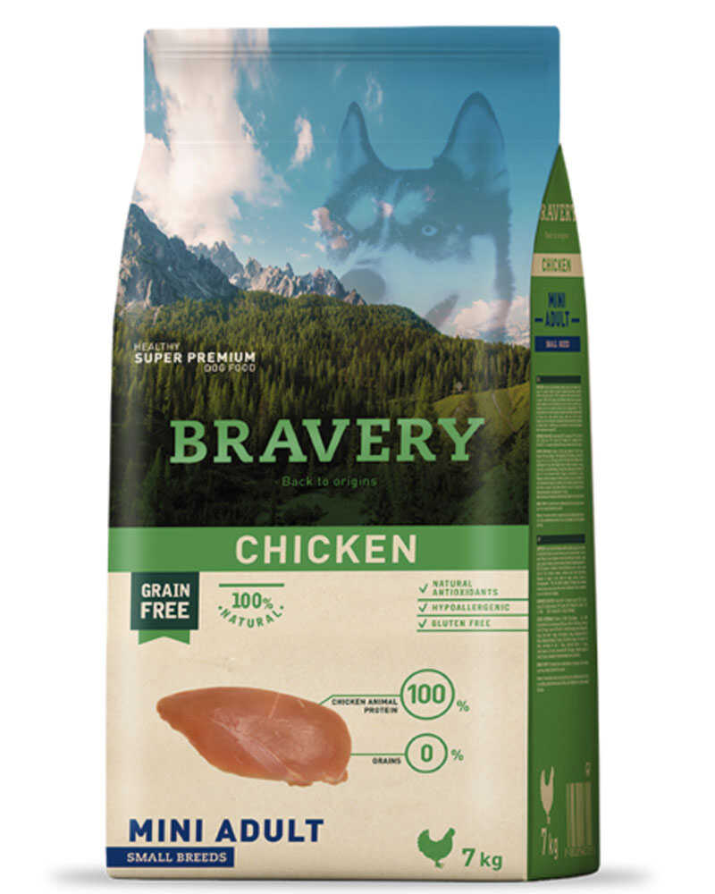 Bravery Chicken Mini Adult Small Breeds 7 Kg