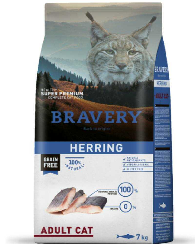 Bravery Herring Adult Cat 7 Kg