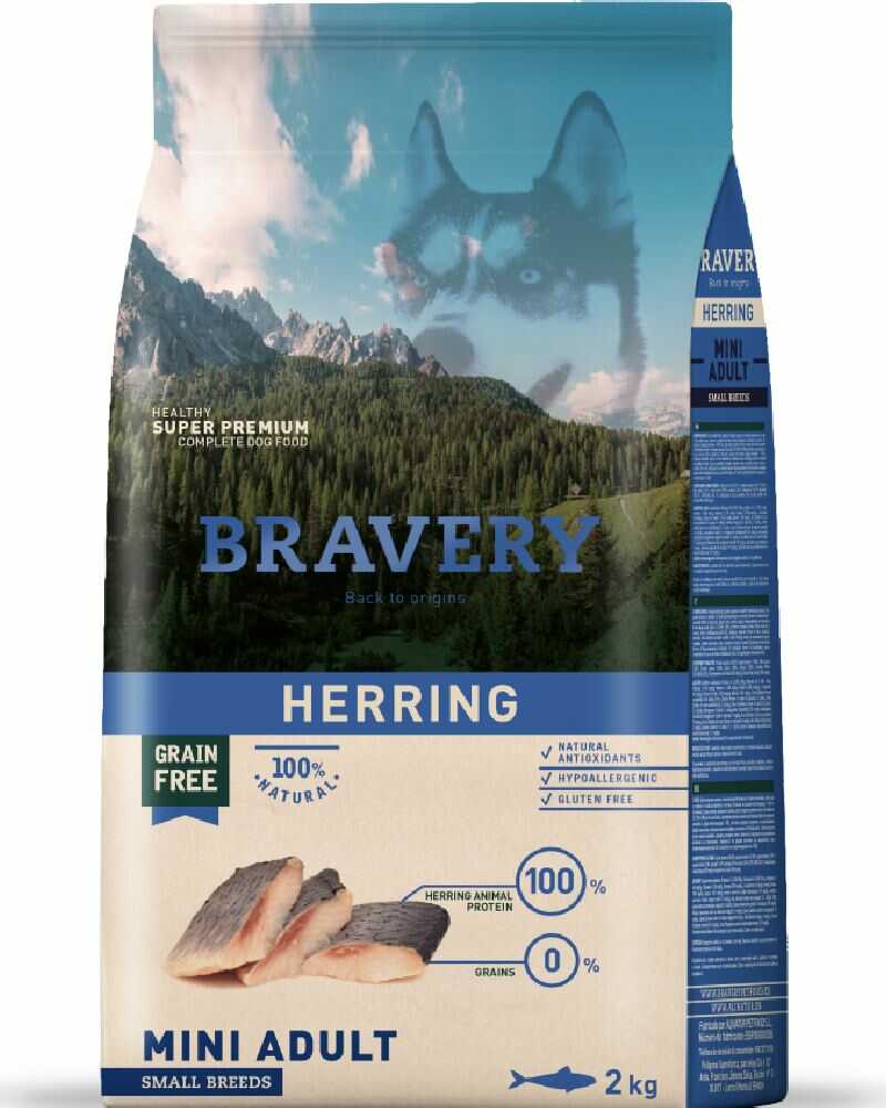 Bravery Herring Mini Adult Small Breeds 2 Kg