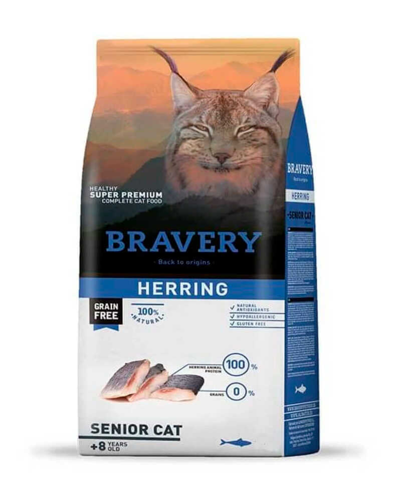 Bravery Herring Senior Cat 7 Kg