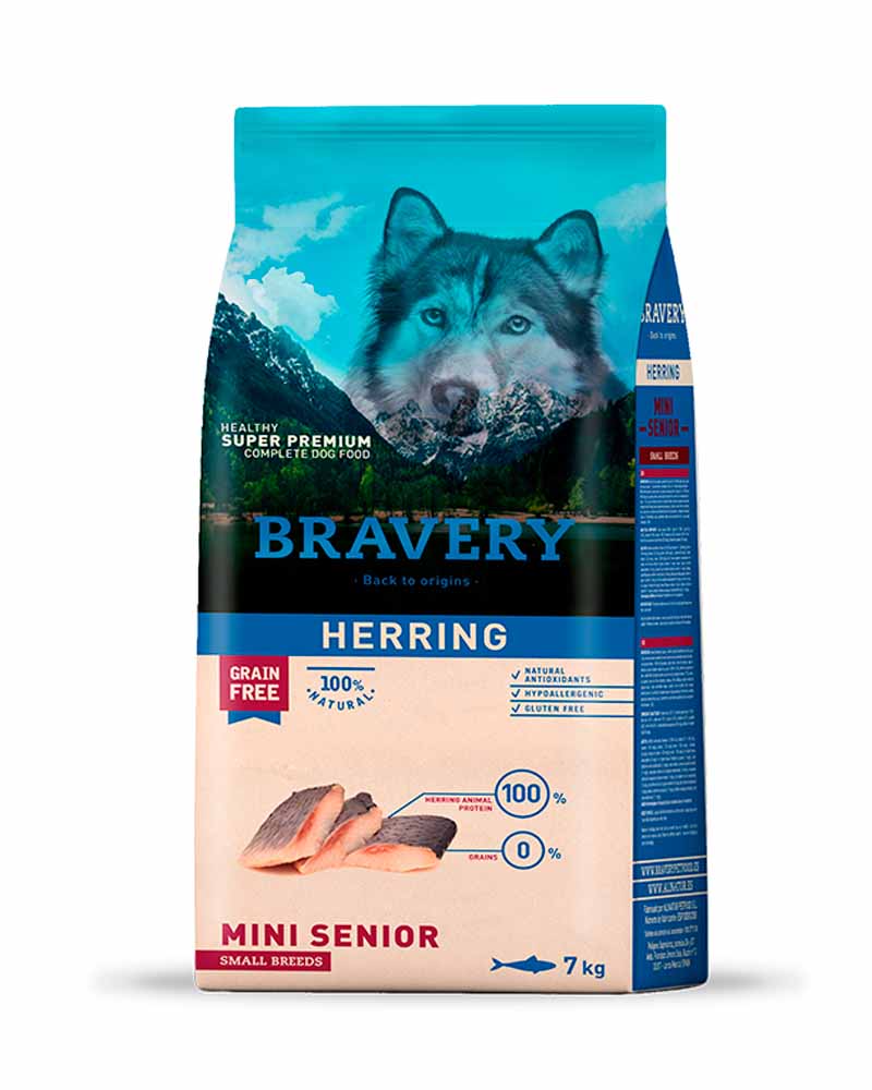 Bravery Herring Senior Small Breeds 7 Kg