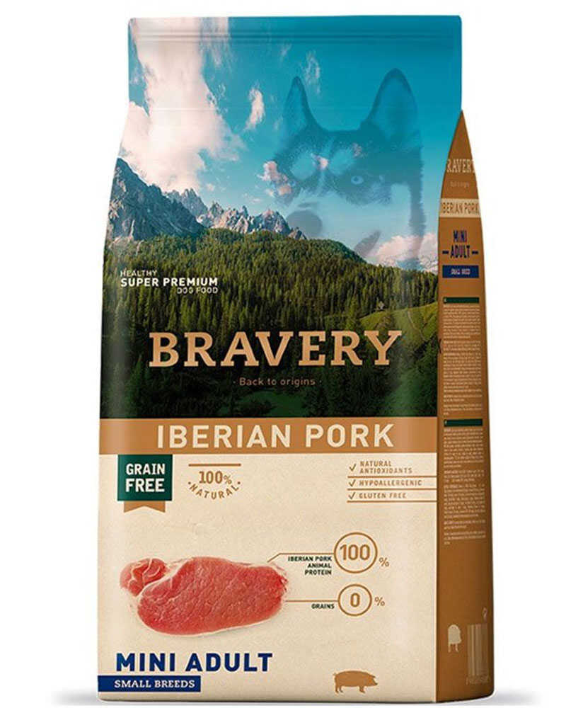 Bravery Iberian Pork Mini Adult Small Breeds 2 Kg