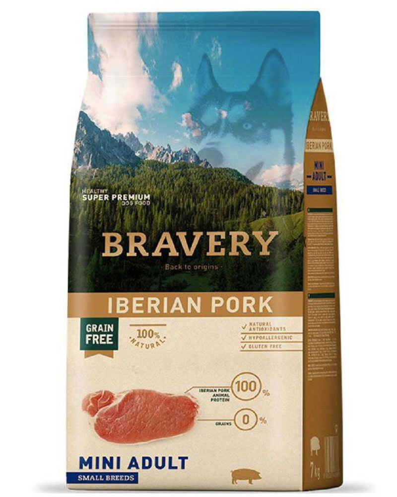 Bravery Iberian Pork Mini Adult Small Breeds 7 Kg