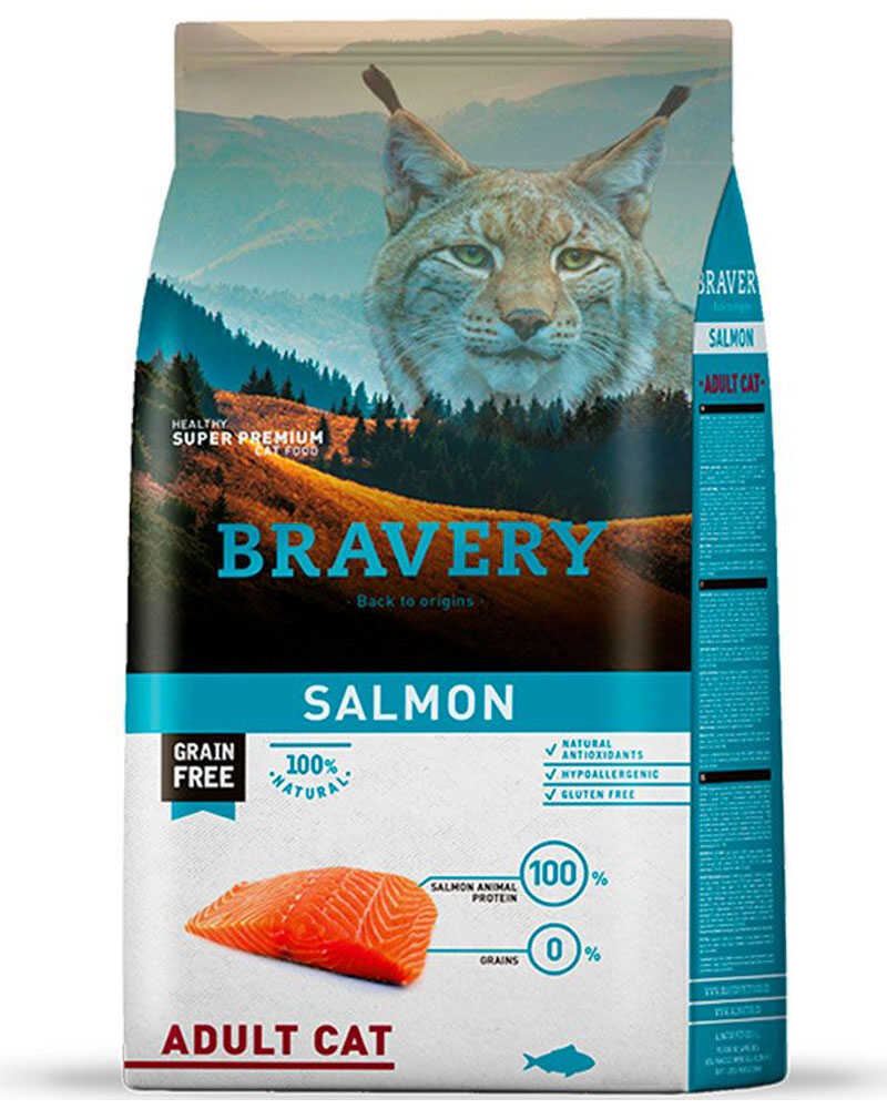 Bravery Salmon Adult Cat 2 Kg