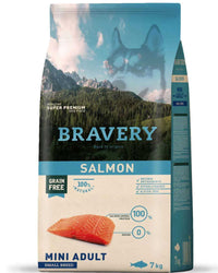 Thumbnail for Bravery Salmon Mini Adult Small Breeds 2 Kg