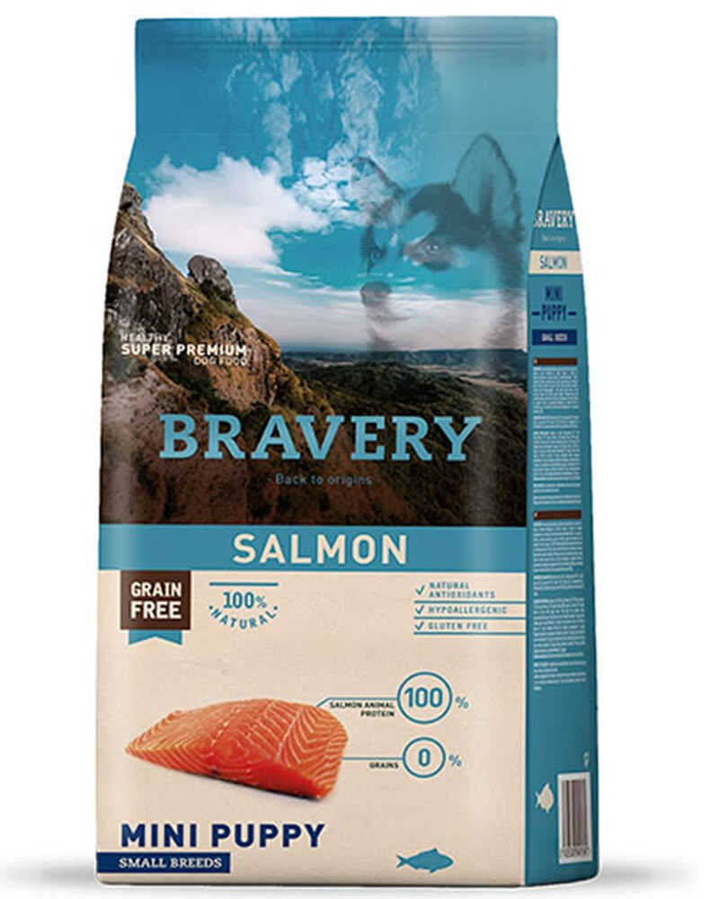 Bravery Salmon Mini Puppy Small Breeds 7 Kg