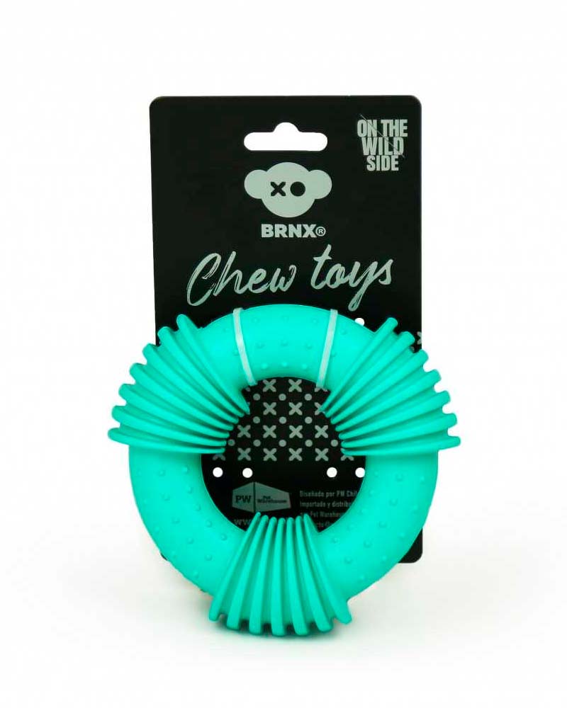 BRNX Juguete para Perro Anillo de Goma Resistente