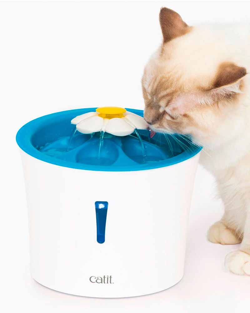 Catit 2.0 Fuente Bebedera Flor Led 3l