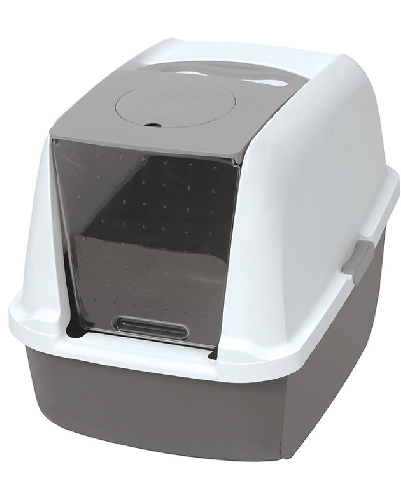 Catit Baño Con Cubierta Gris