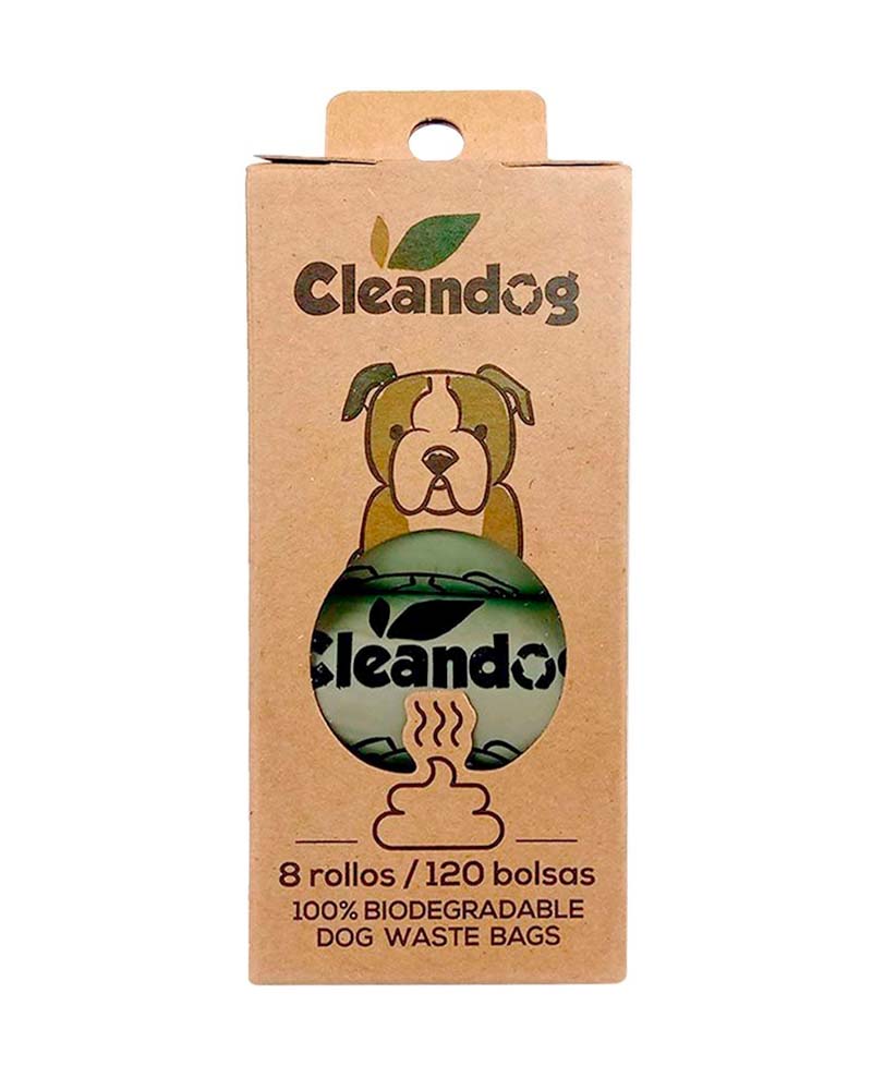 Cleandog Bolsas Biodegradables 120 Unidades