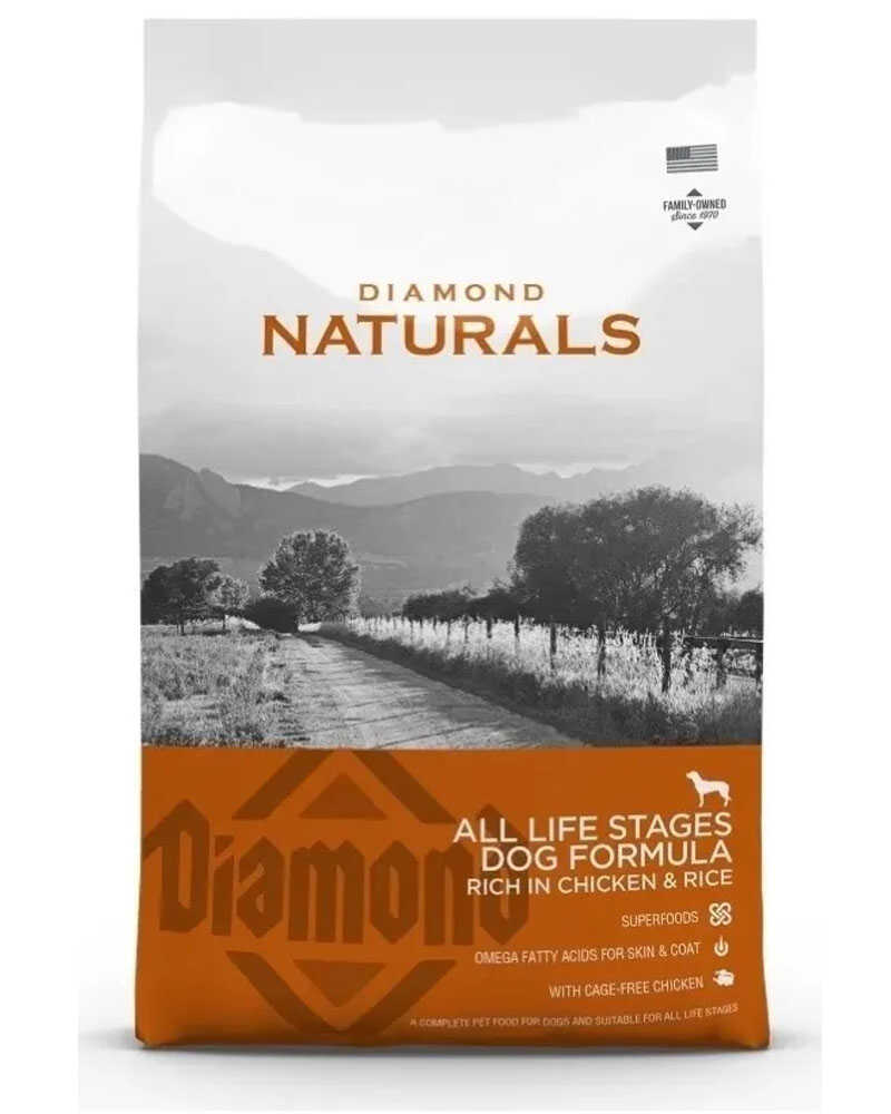 Diamond Naturals Adulto y Cachorro Medium 15 Kg