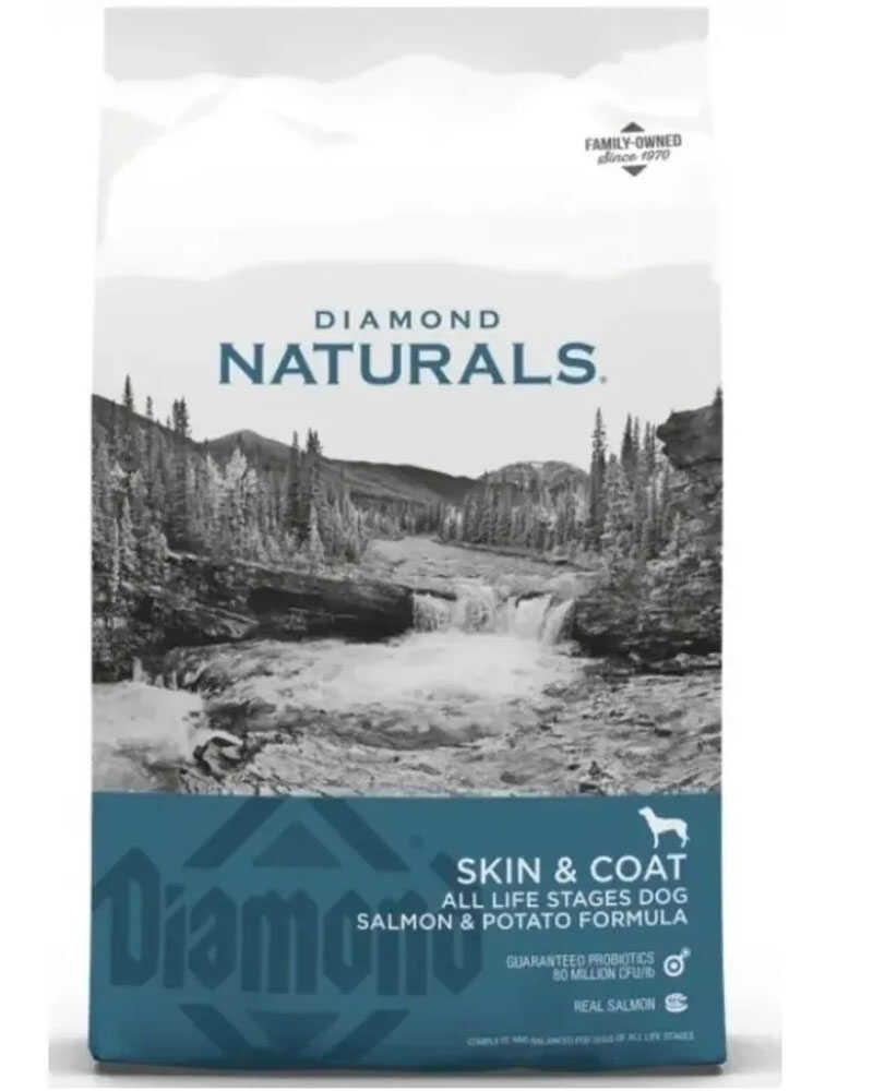 Diamond Naturals Adulto y Cachorro Salmon Skin y Coat 15 Kg