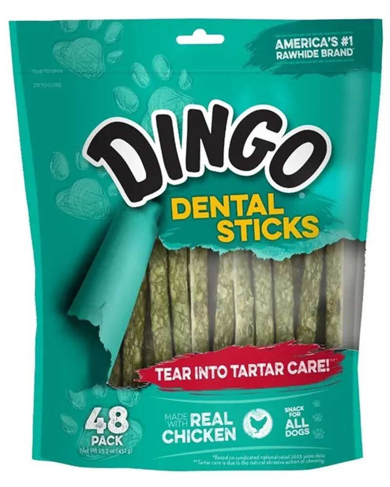 Dingo Dental Munchy Stick 48 Pk