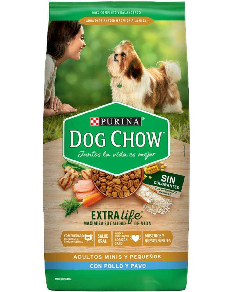 Dog Chow Adulto Minis y Pequeños Pollo y Pavo 3 Kg