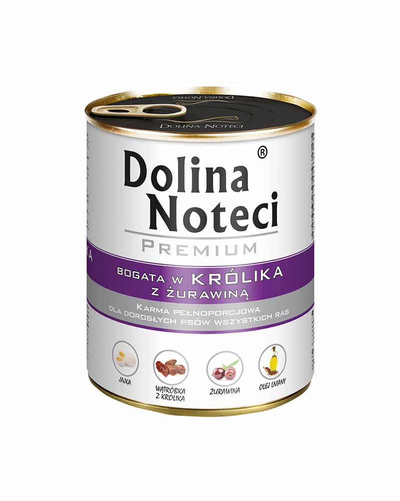 Dolina Noteci Premium Sabor Conejo y Arándanos 800 Gr