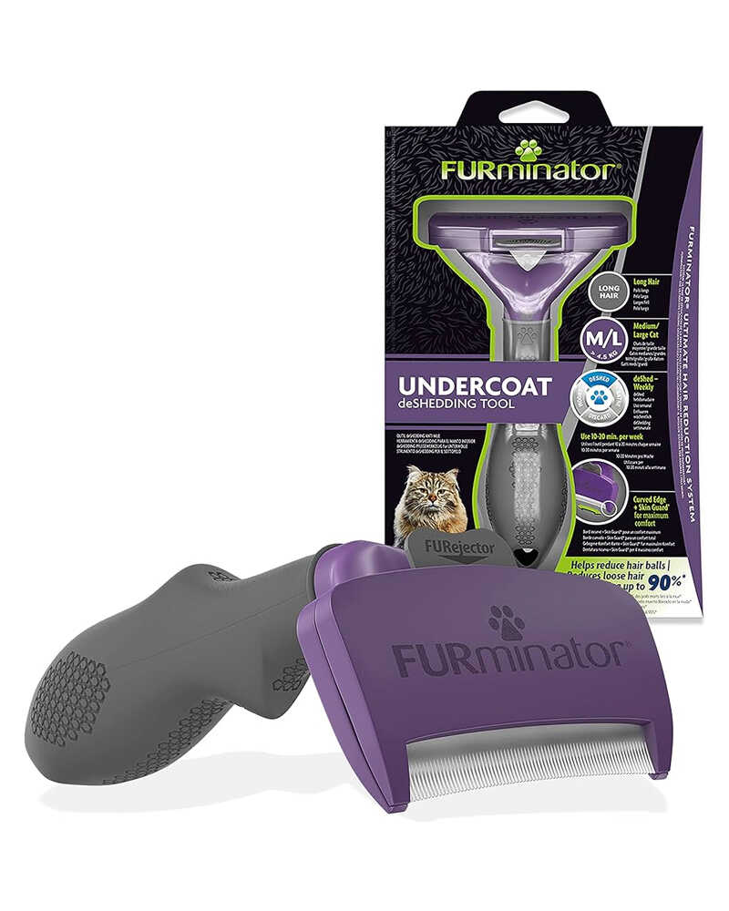 Furminator Deslanador Gato Grande Pelo Largo