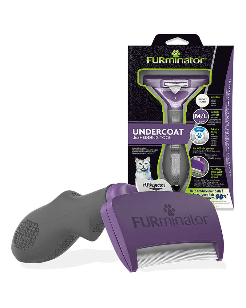 Furminator Gatos Medianos y Grandes Pelo Corto