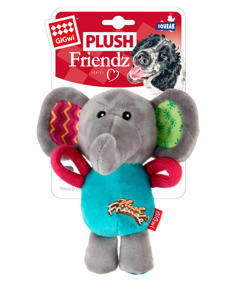 GiGwi Elefante Plush Friendz