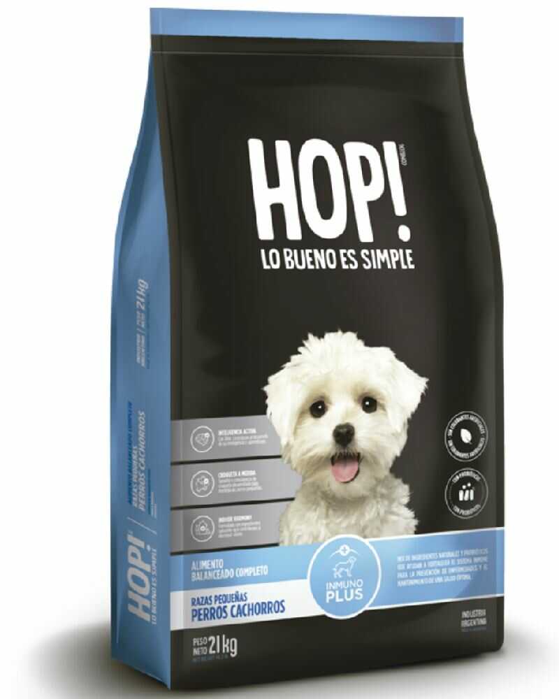Hop Perro Cachorro Raza Pequeña 21 Kg
