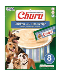 Thumbnail for Inaba Churu Ciao Sabor Pollo y Atún Para Perros Sobre 8 Tubitos