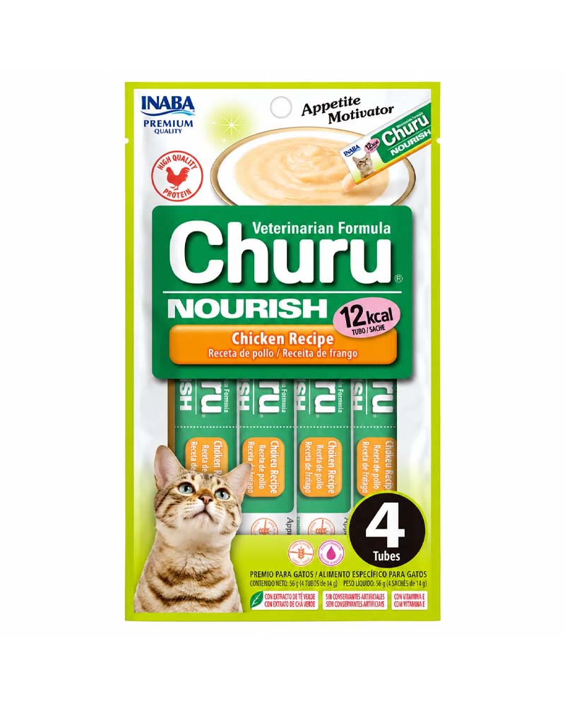 Inaba Churu Nourish Pollo 4 Tubos