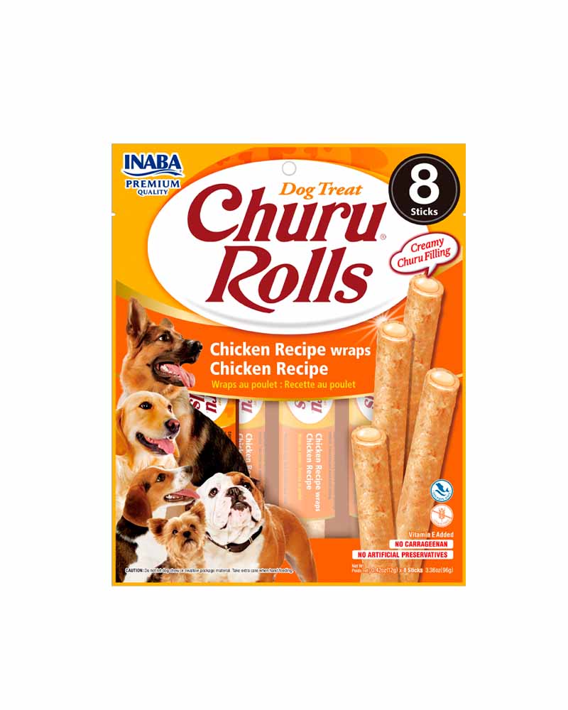 Inaba Churu Rolls Pollo Para Perros