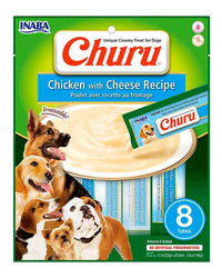 Thumbnail for Inaba Churu Snack Premio Perro Pollo Con Queso 8 Tubitos