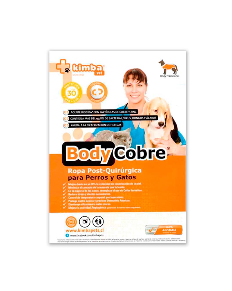 Kimba Vet Kimba Body Cobre Tradicional Perro Talla 13