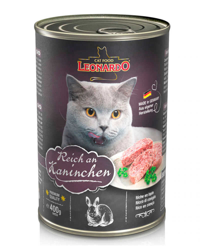 Leonardo Latas Quality Selection Conejo 400 Gr