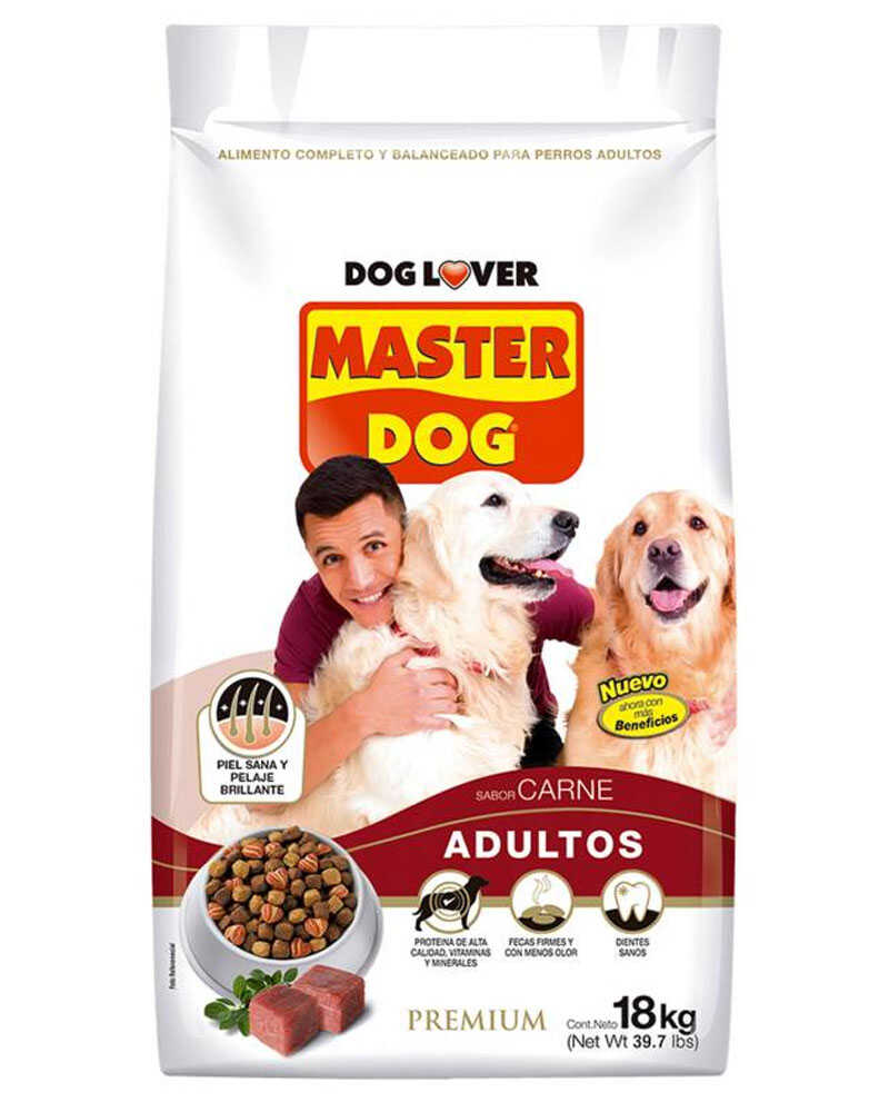 Master Dog Adulto Carne y Arroz 18 Kg