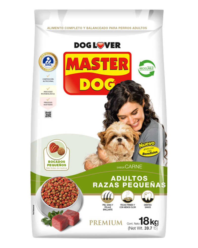 Master Dog Adulto Razas Pequeñas 18 Kg