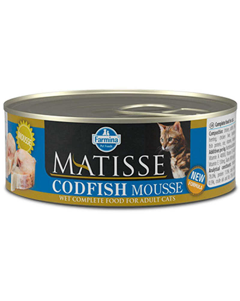 Matisse Cat Mousse Codfish 85 Gr