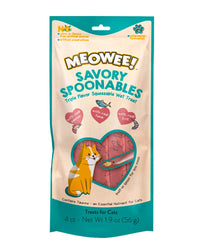 Thumbnail for Meowee Spoon Salmón Atún y Krill 4 Tubitos 56 Gr