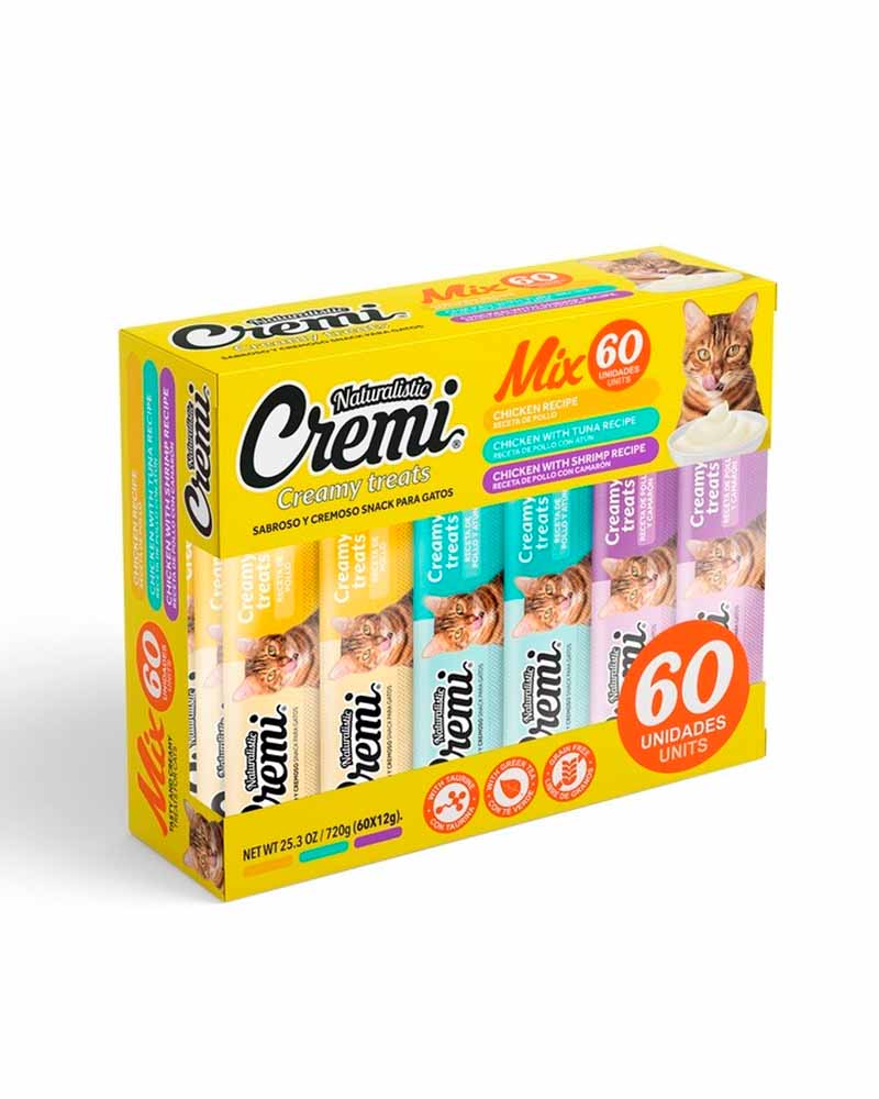 Naturalistic Cremi Box Chicken Food 60 Unidades