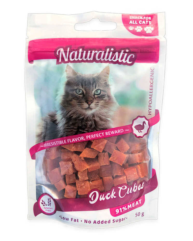 Naturalistic Duck Cubes For Cats 50 Gr